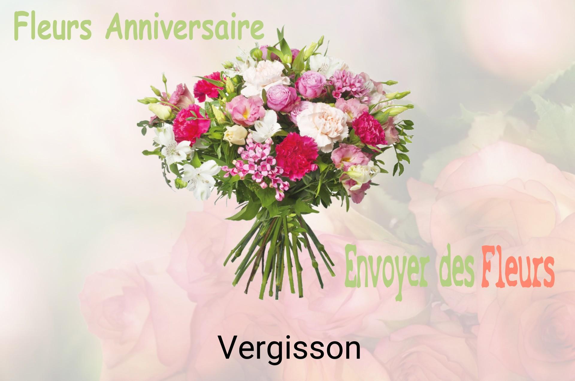 Bouquet de fleurs d’anniversaire livré à Vergisson