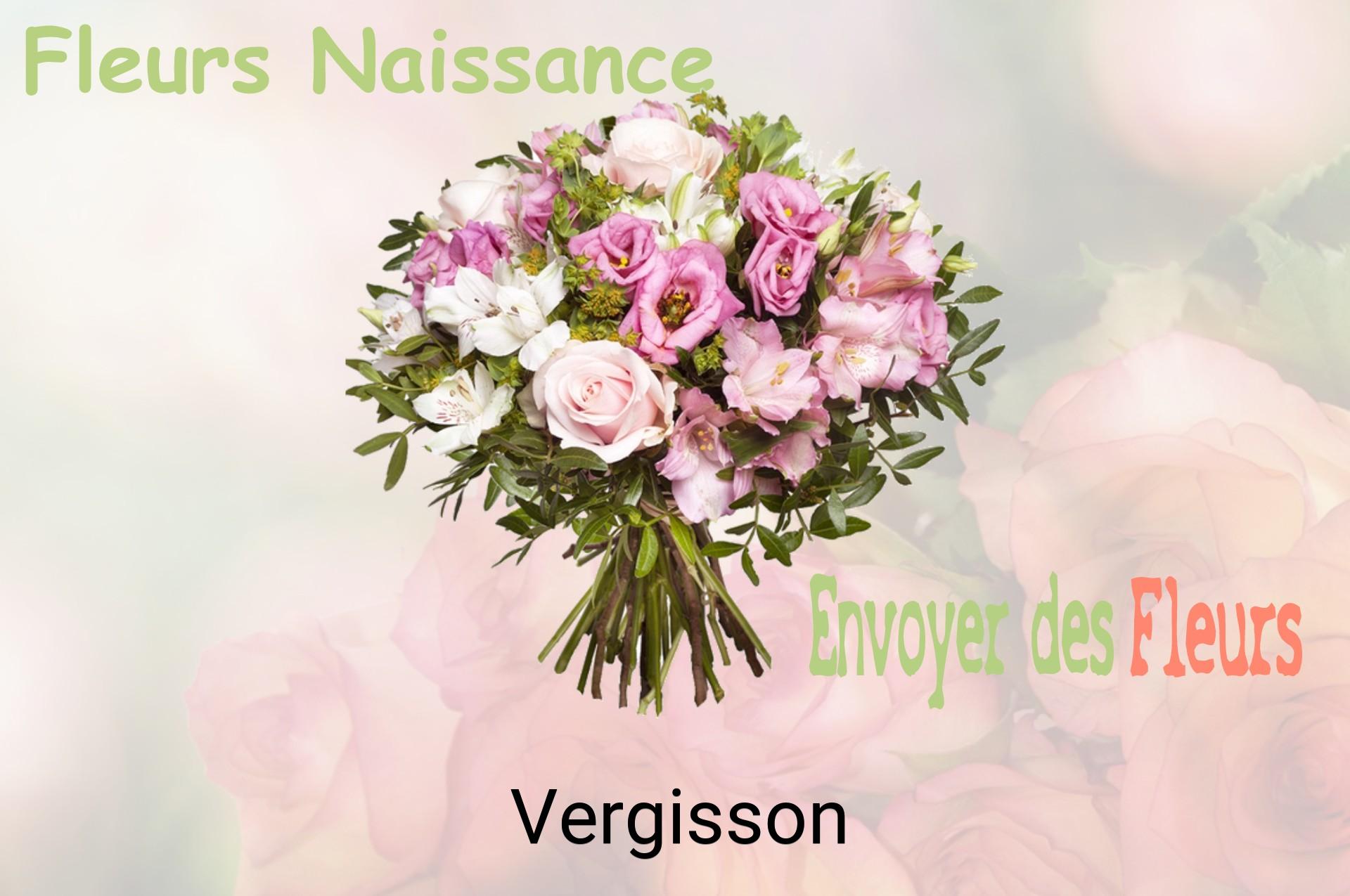 Bouquet de fleurs de naissance livré à Vergisson